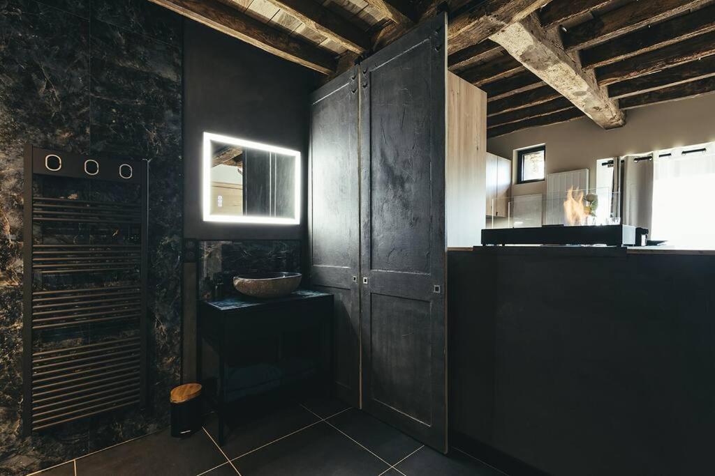 Le Duplex De L'Etoile Home Cinema Jacuzzi Et Sauna Privatif Longmesnil Kültér fotó
